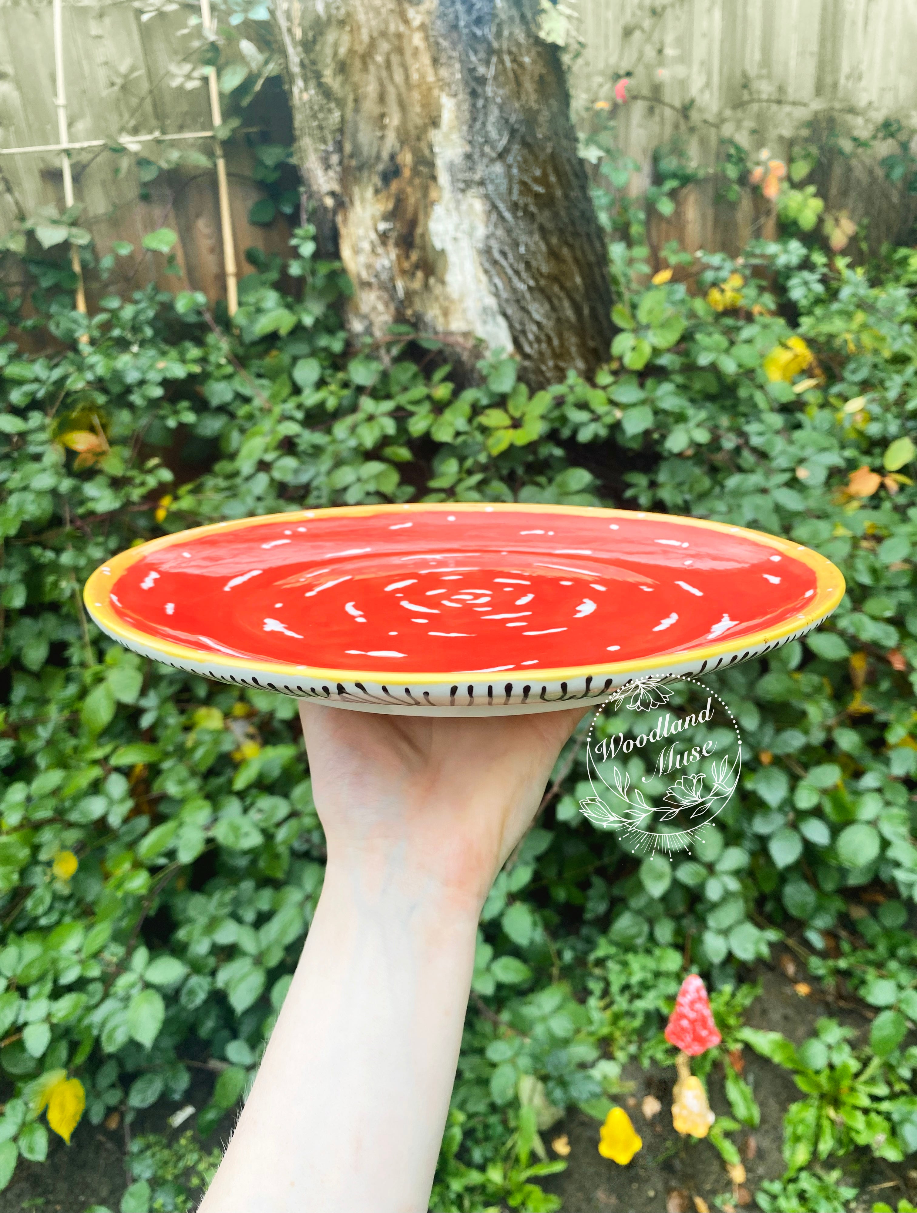 Red Mushroom Plate