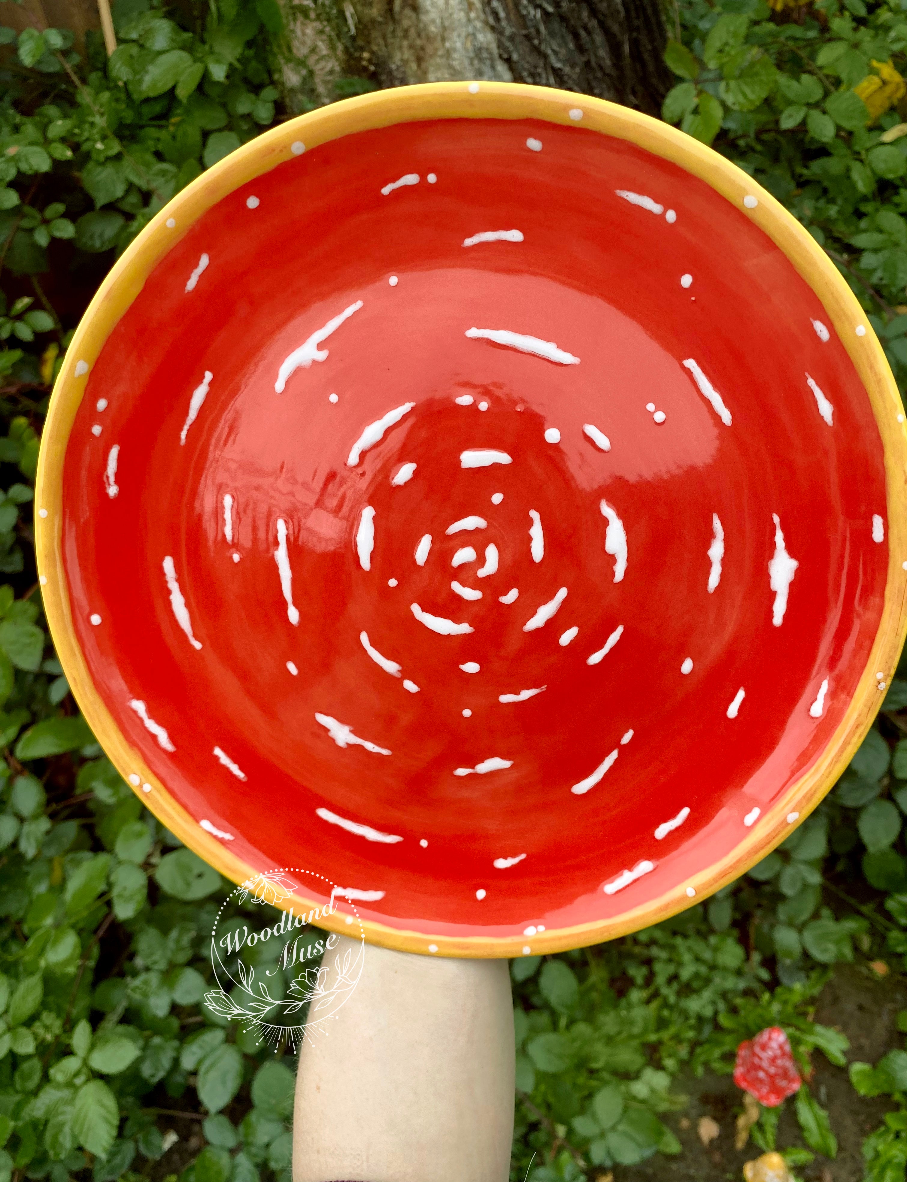 Red Mushroom Plate