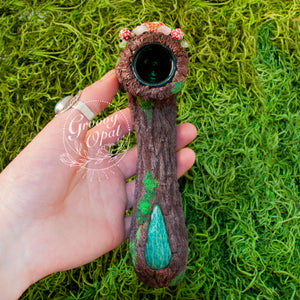 Mystical Morning Diplomat Pipe | Groovy Opal, LLC.