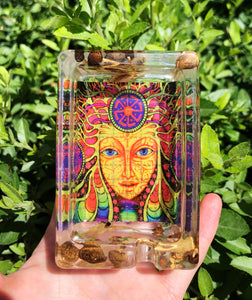 Psychedelic Blotter Paper and Mushroom Ashtray | Groovy Opal, LLC.