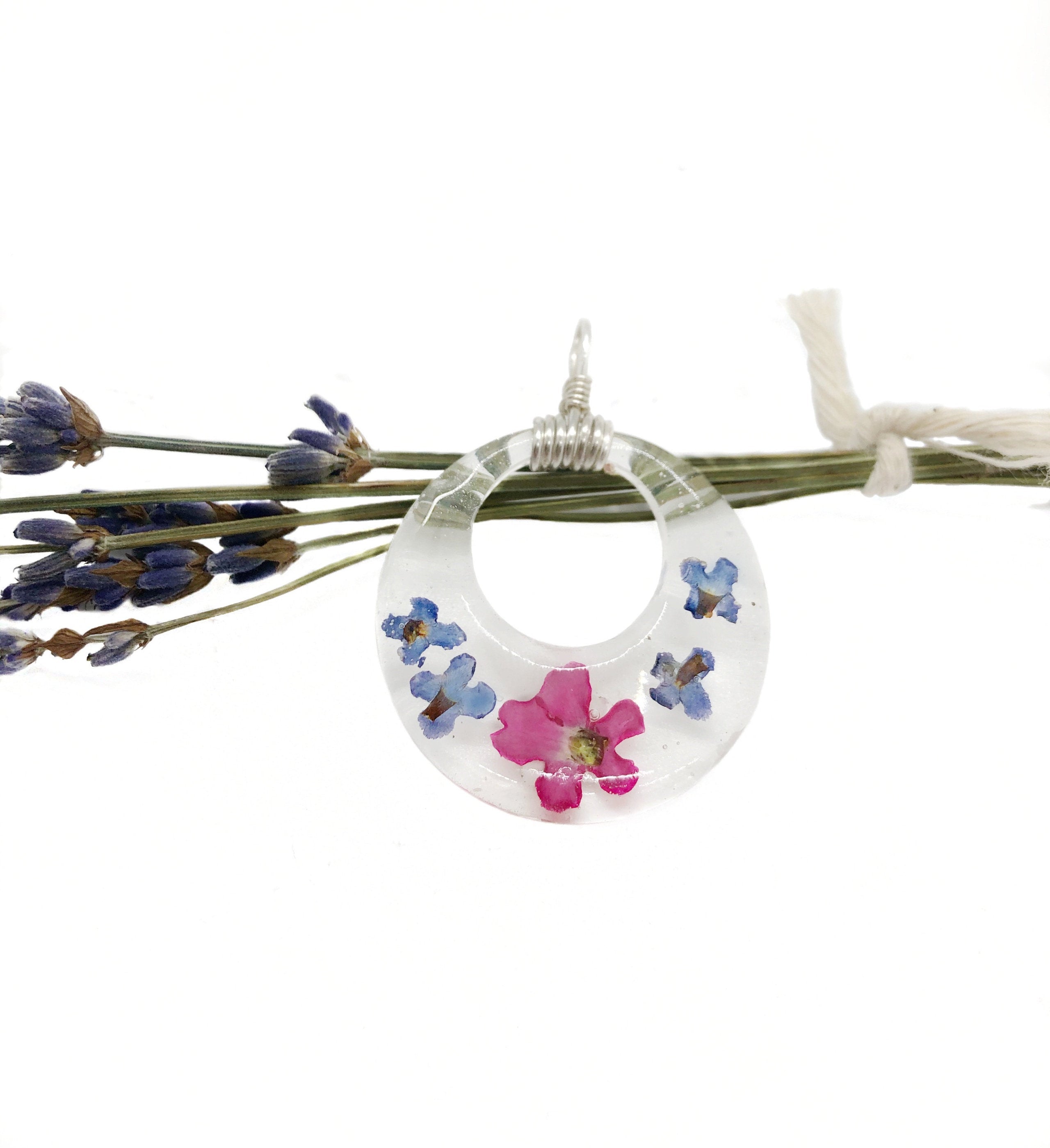 Reversible Smile Blotter and Flower Pendant | Groovy Opal, LLC.