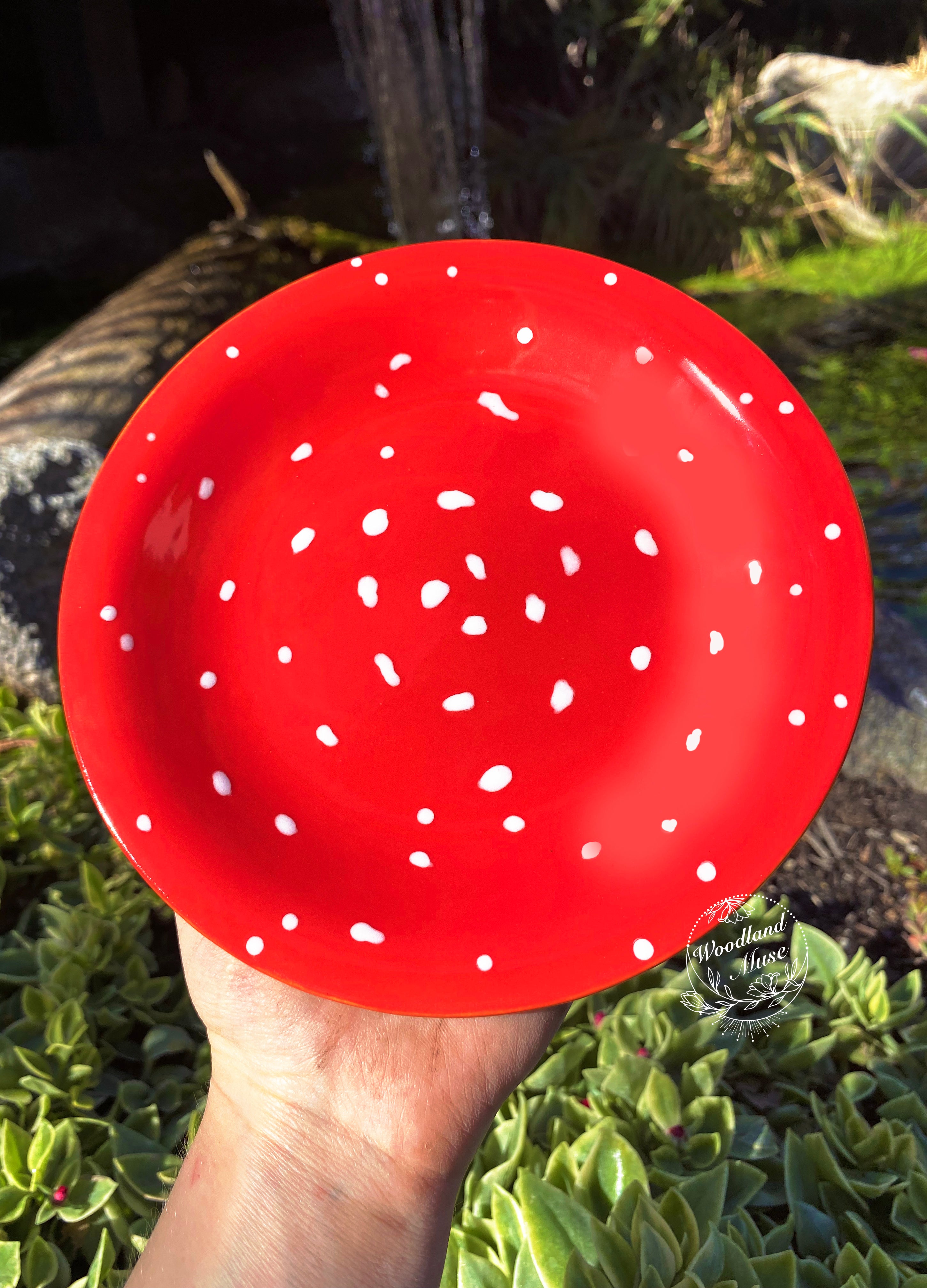 Red Mushroom Plate